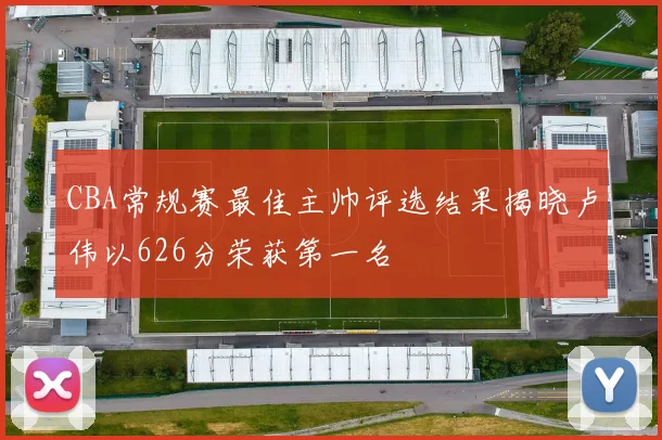 CBA常规赛最佳主帅评选结果揭晓卢伟以626分荣获第一名